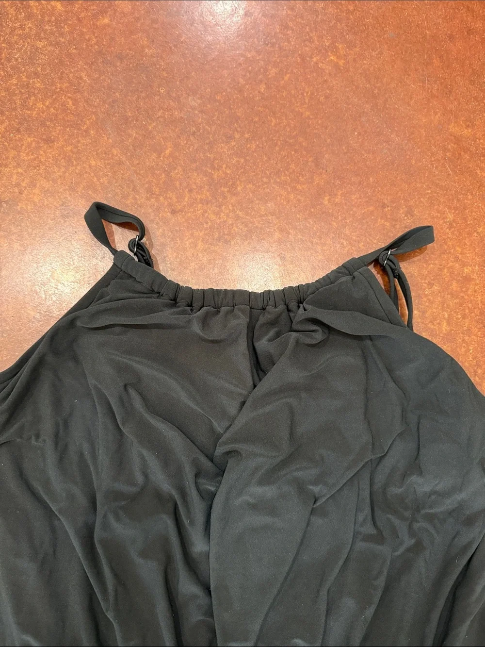 Aqua Green Black One-Piece Swim Romper